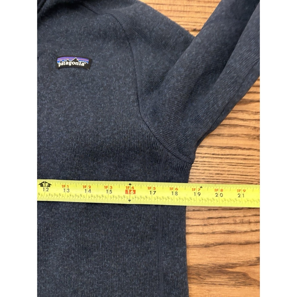 Patagonia Women's Medium Blue 1/4 Zip Yale SOM Better Sweater Fleece Pullover - Picture 3 of 8